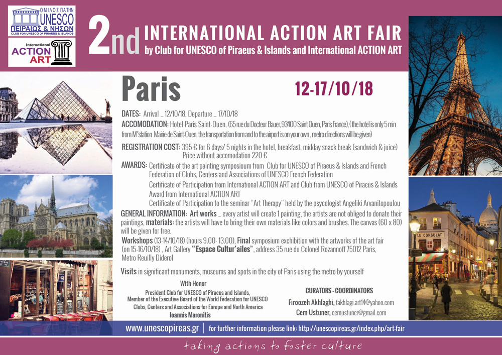 2nd Ιnternational Action Art Fair-Paris