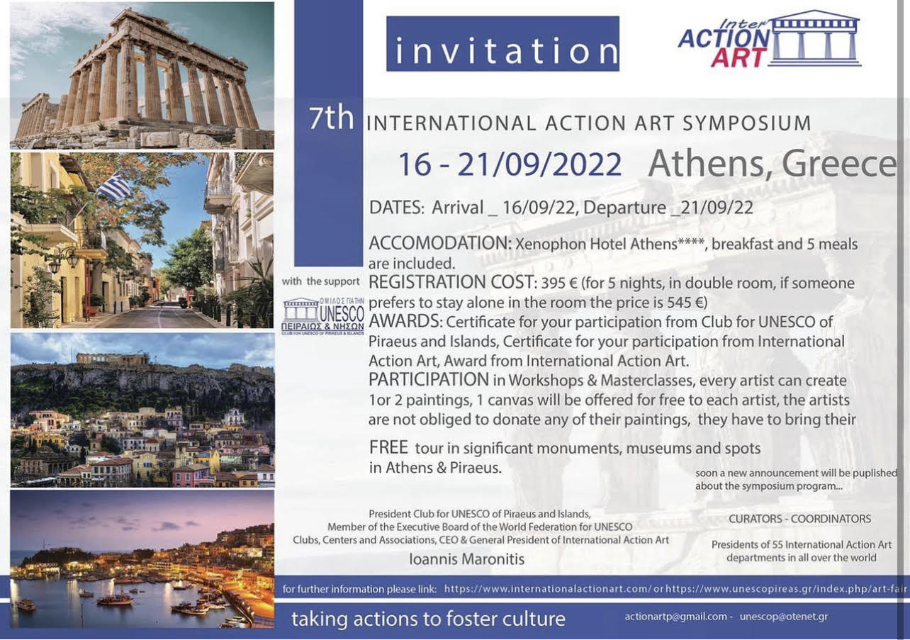 7th International Action Art Fair Athens 2022
